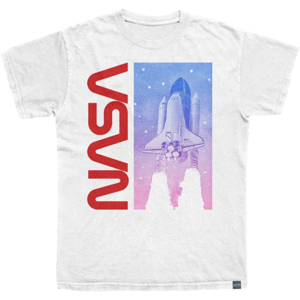 Made In USA NASA Shuttle Flight Retro Space Fan Graphic Unisex T-Shirt 73